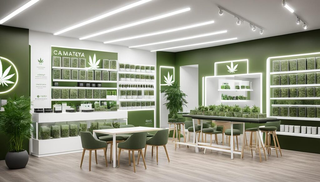 Almaty Cannabis Shop Interiors