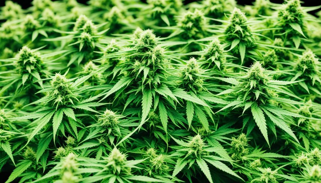 Cibinong cannabis strains display