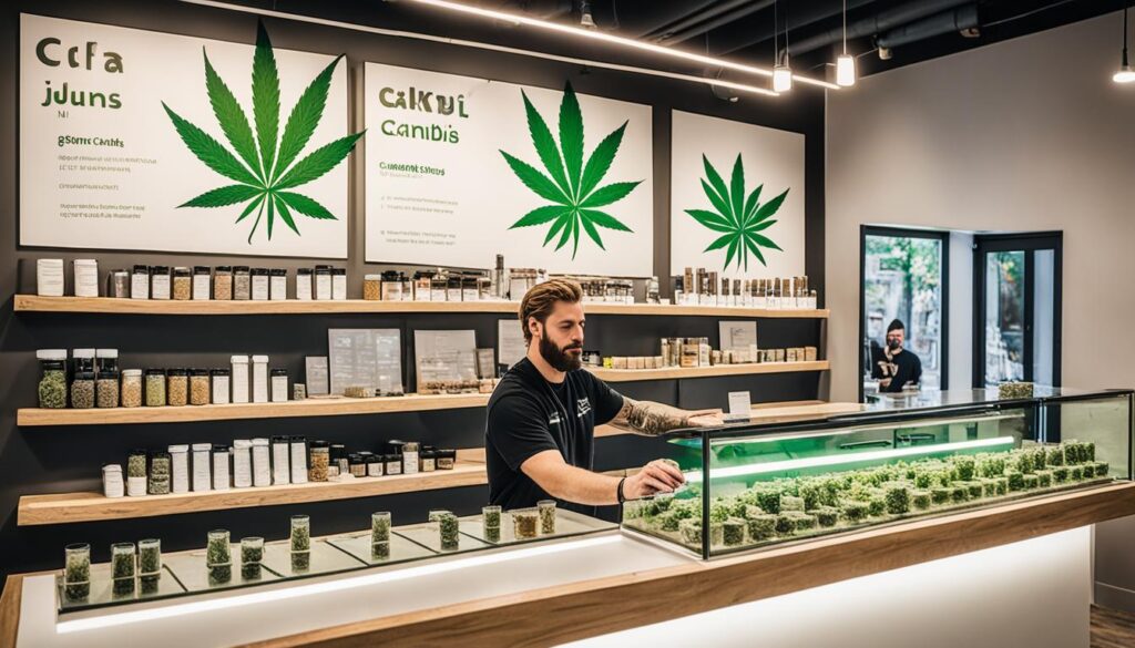 Cikupa cannabis shop interior