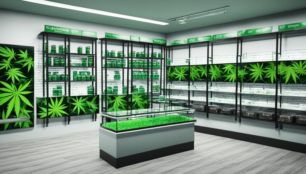 Culiacan marijuana shop interior