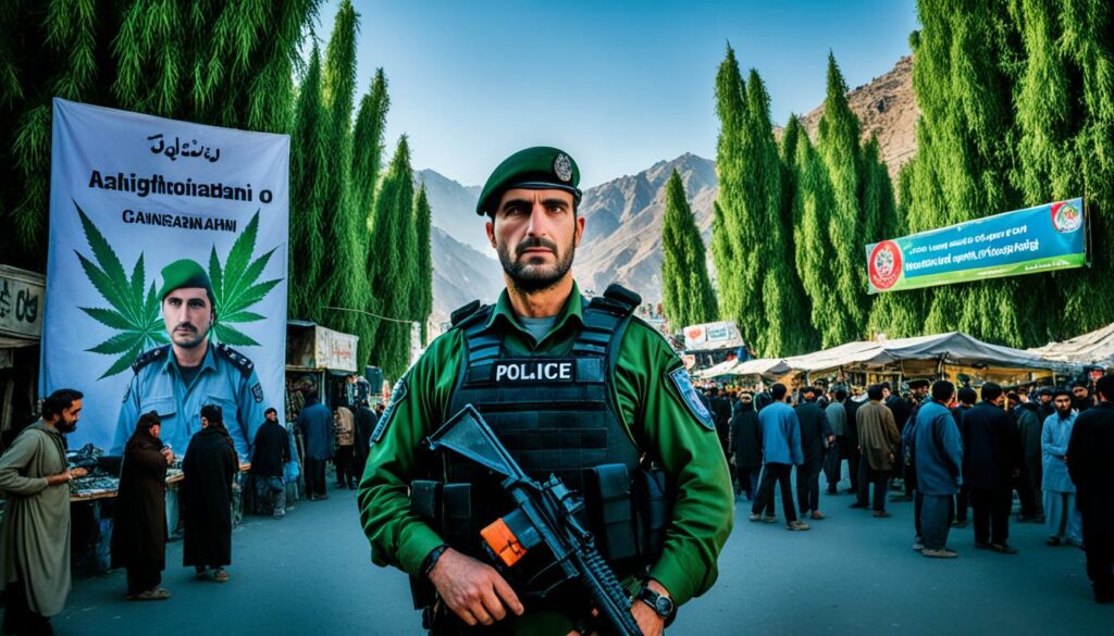 Enforcement of cannabis laws in Kabul