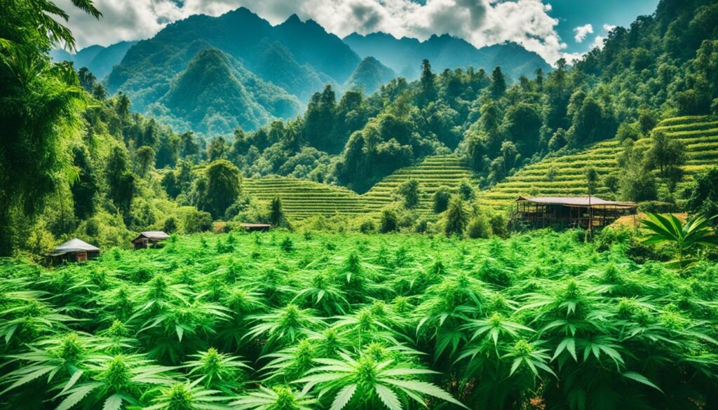 Historical perspective on cannabis in Laos