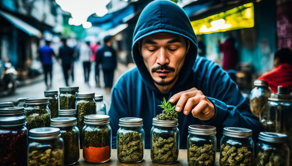 weed in Vinh, vietnam